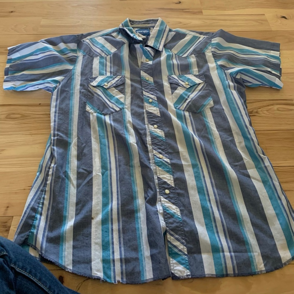 Vintage wrangler button down
